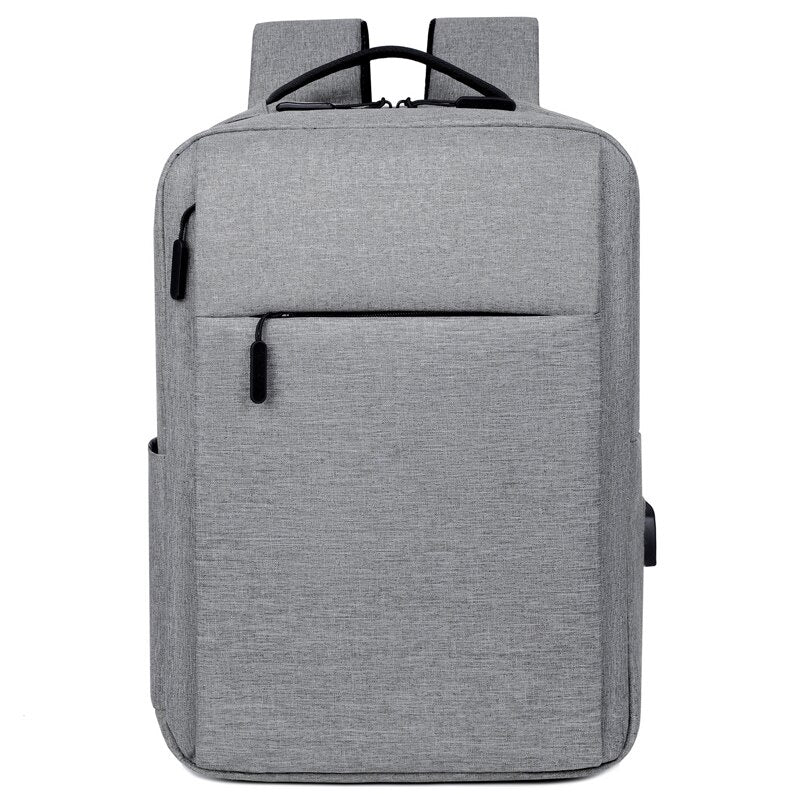 Men's Business Backpack made of high-quality nylon, designed for 15.6-inch laptops, featuring multiple pockets and comfortable shoulder straps.