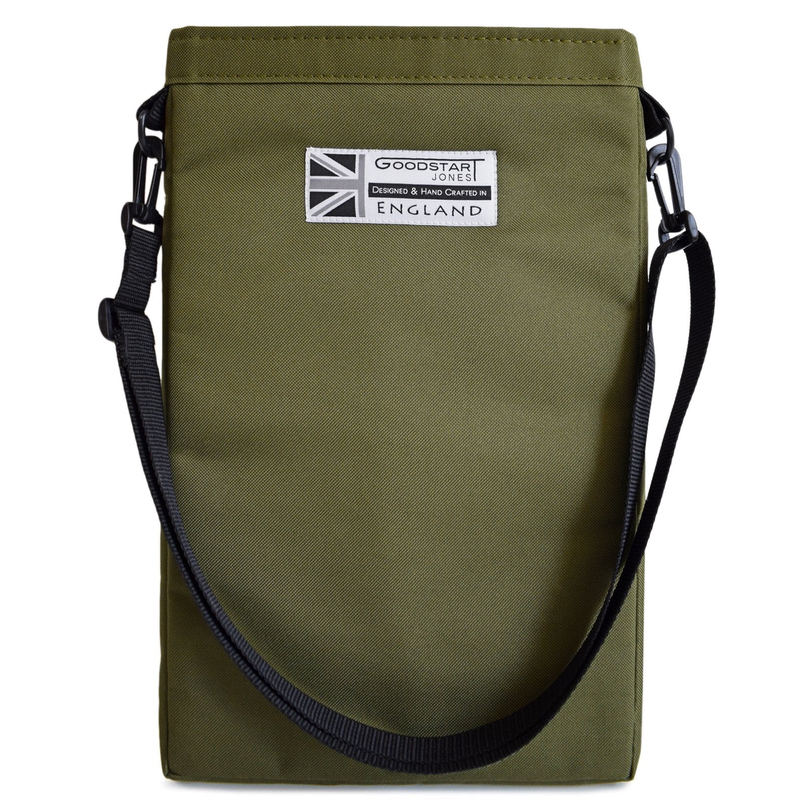 MERCHANT Backpack in Olive Green, showcasing its stylish roll-top design and durable materials.