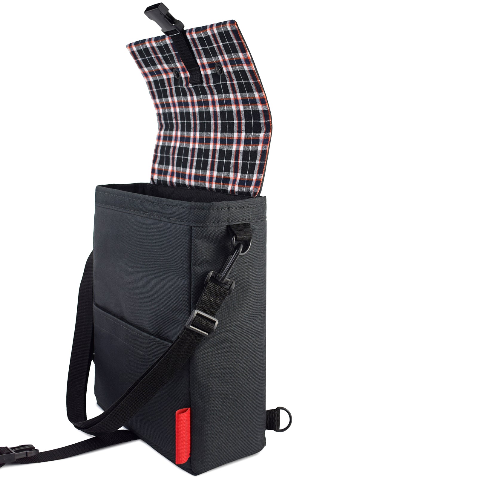 Mini Merchant Backpack in BLACK, showcasing its sleek design and multifunctional features, perfect for daily use.