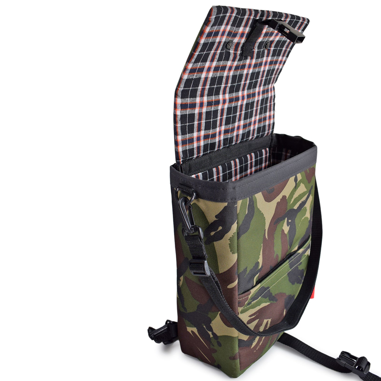 Mini Merchant Backpack in CAMO featuring a stylish camo pattern, adjustable straps, and multiple compartments for versatile use.