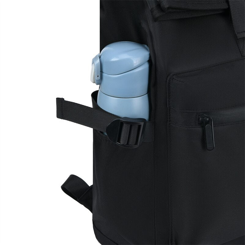 Multifunctional Business Backpack for Men made of high-quality nylon, featuring a sleek design with multiple compartments and a comfortable carrying system.