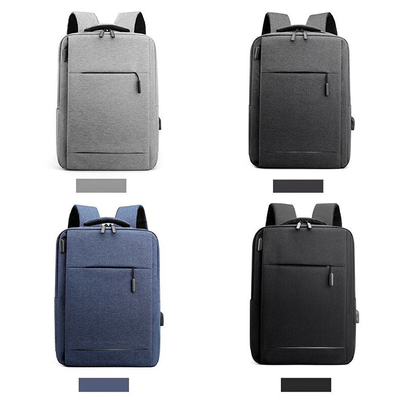 Multifunctional Man Backpack made of waterproof nylon, featuring a large capacity and USB charging port, ideal for business and casual use.