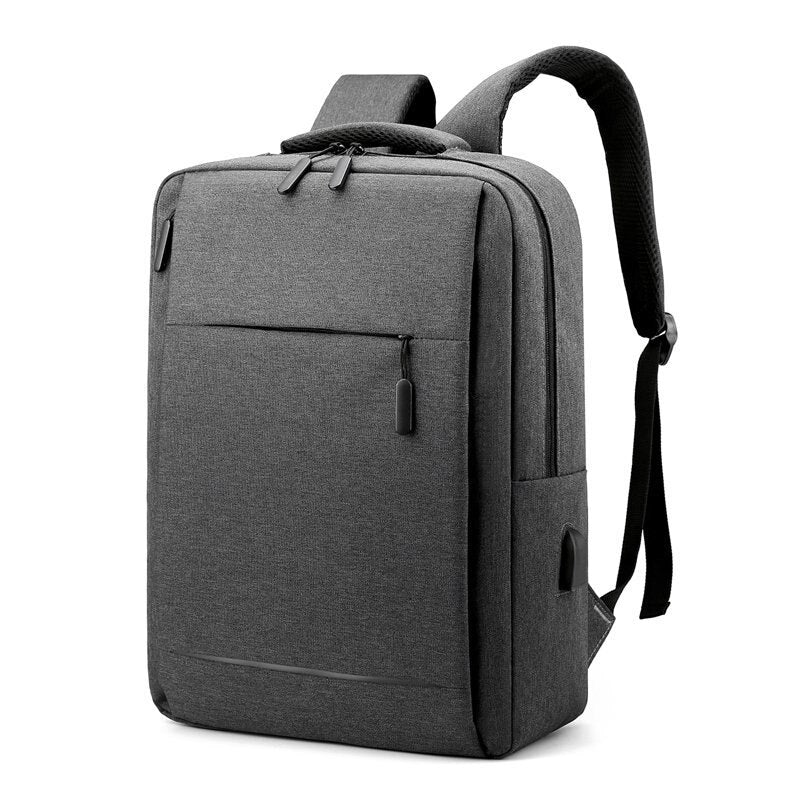 Multifunctional Man Backpack made of waterproof nylon, featuring a large capacity and USB charging port, ideal for business and casual use.