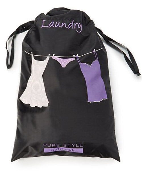 A stylish Travel Drawstring Bag designed for organizing shoes, lingerie, and laundry, featuring a durable fabric and a secure drawstring closure.