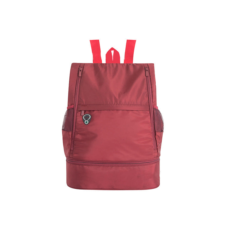 A stylish Women's Travel Waterproof Foldable Backpack in various colors, showcasing its spacious design and durable material.