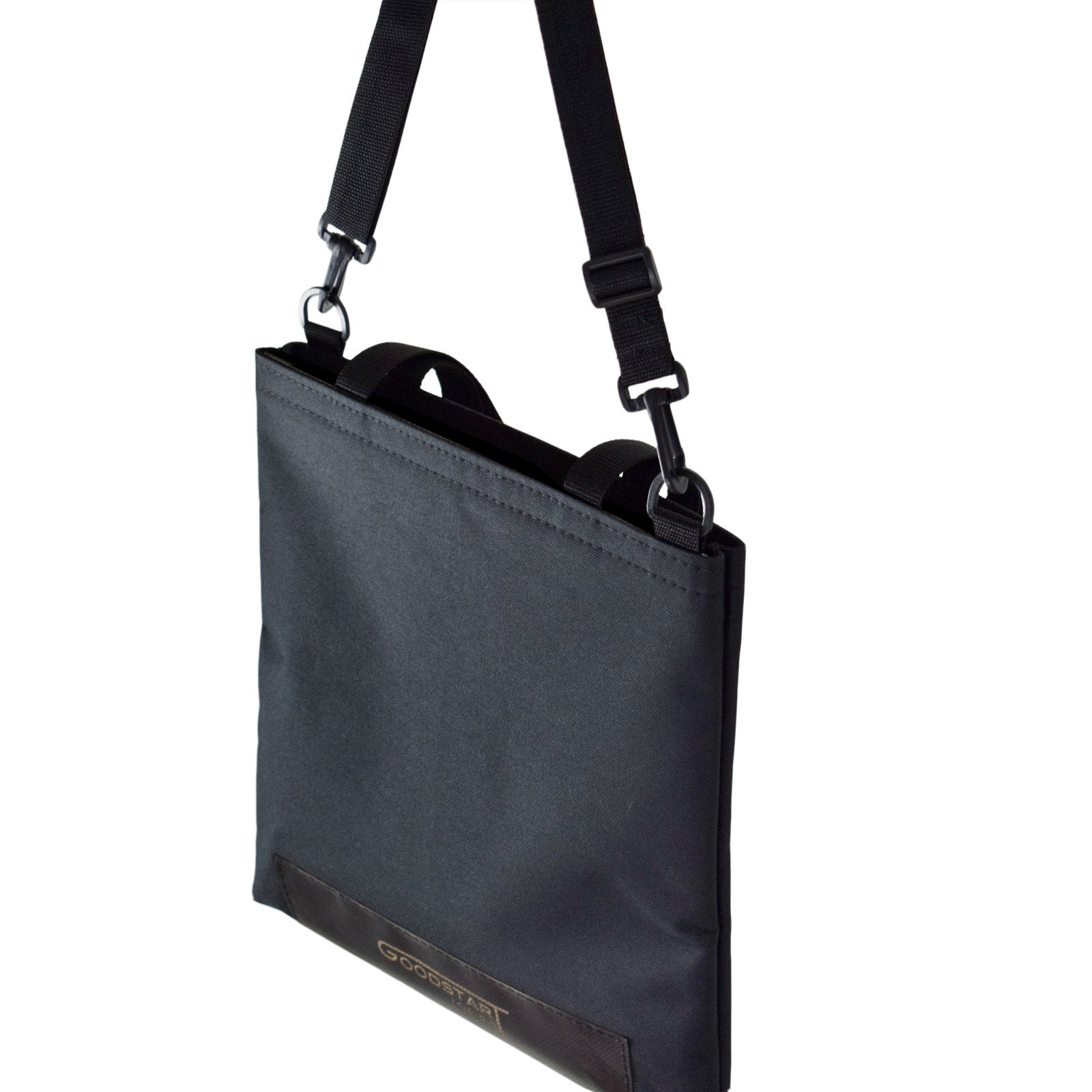 WORK Tote Bag in BLACK, showcasing its compact design and durable materials, perfect for everyday use.