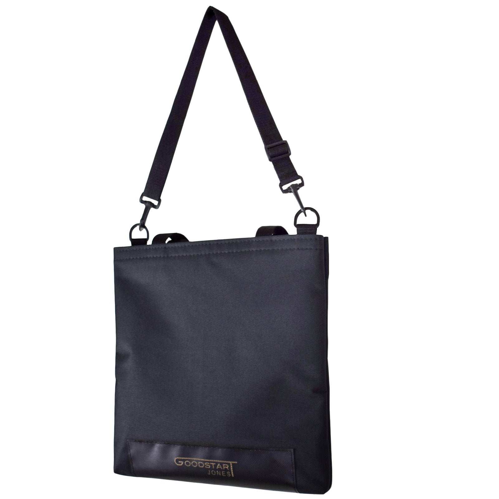 WORK Tote Bag in BLACK, showcasing its compact design and durable materials, perfect for everyday use.