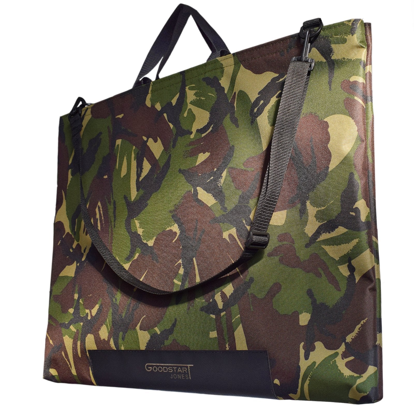 XL Tote Bag Shopper in CAMO, showcasing its spacious design and stylish camouflage pattern.