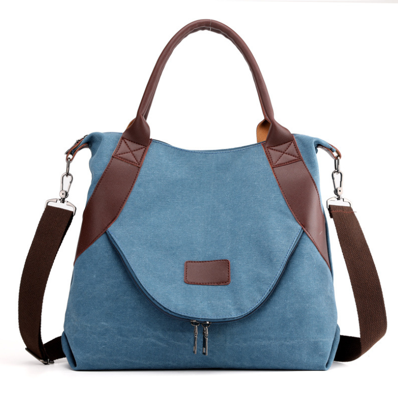 Stylish Canvas Female Casual Messenger Bag for Women, featuring durable fabric and spacious design, perfect for everyday use.