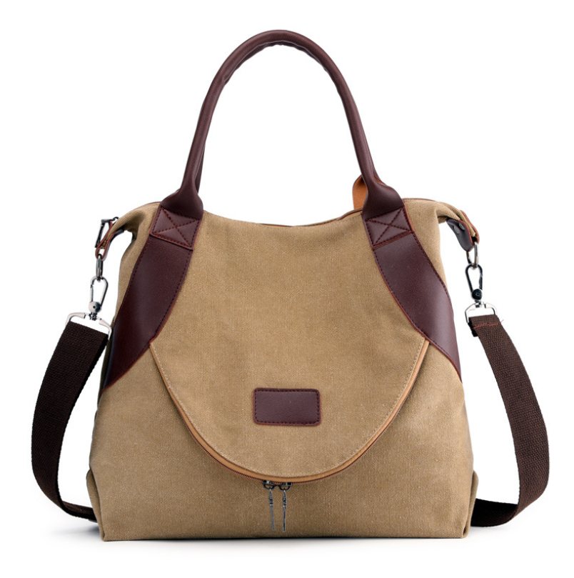 Stylish Canvas Female Casual Messenger Bag for Women, featuring durable fabric and spacious design, perfect for everyday use.