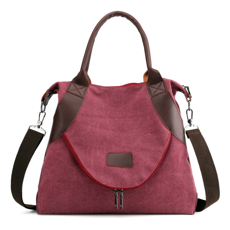 Stylish Canvas Female Casual Messenger Bag for Women, featuring durable fabric and spacious design, perfect for everyday use.