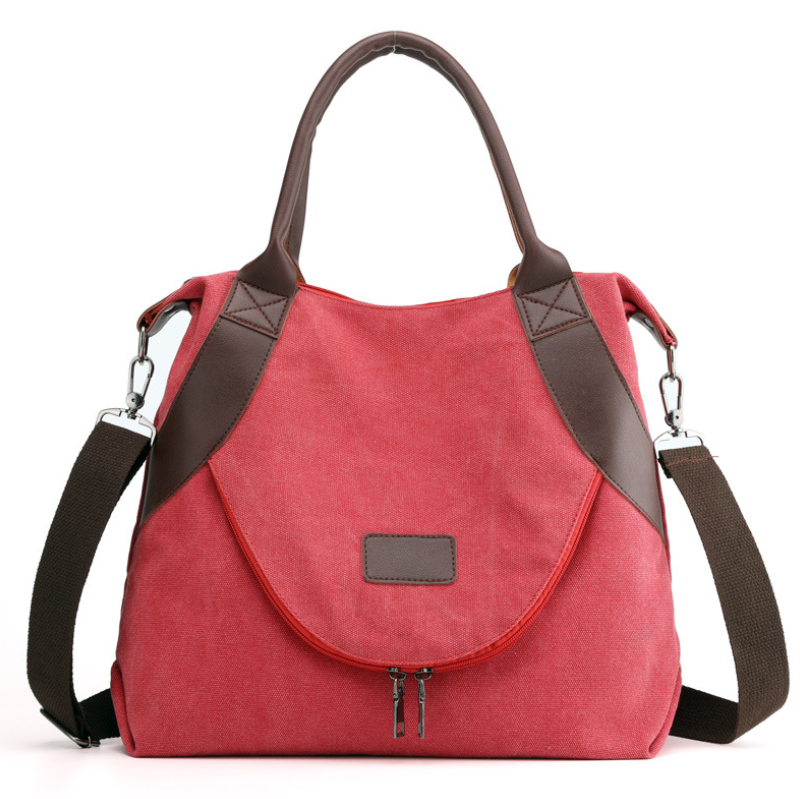 Stylish Canvas Female Casual Messenger Bag for Women, featuring durable fabric and spacious design, perfect for everyday use.