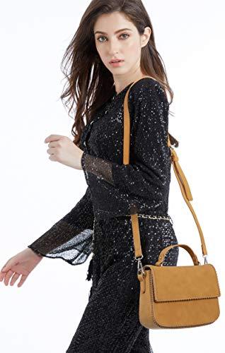 A stylish medium square crossbody tote bag for women, featuring a tote handle and adjustable strap, perfect for daily essentials.