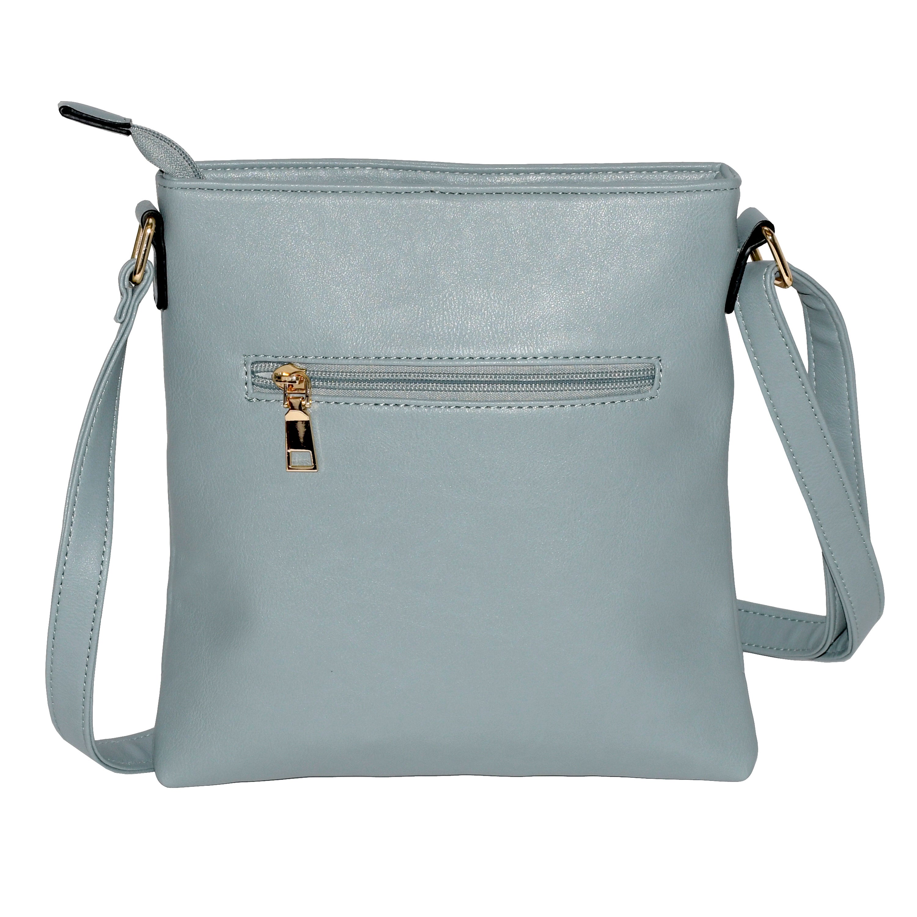 NICCI Ladies' Crossbody Bag featuring a stylish quilt design, durable polyurethane material, and adjustable strap.