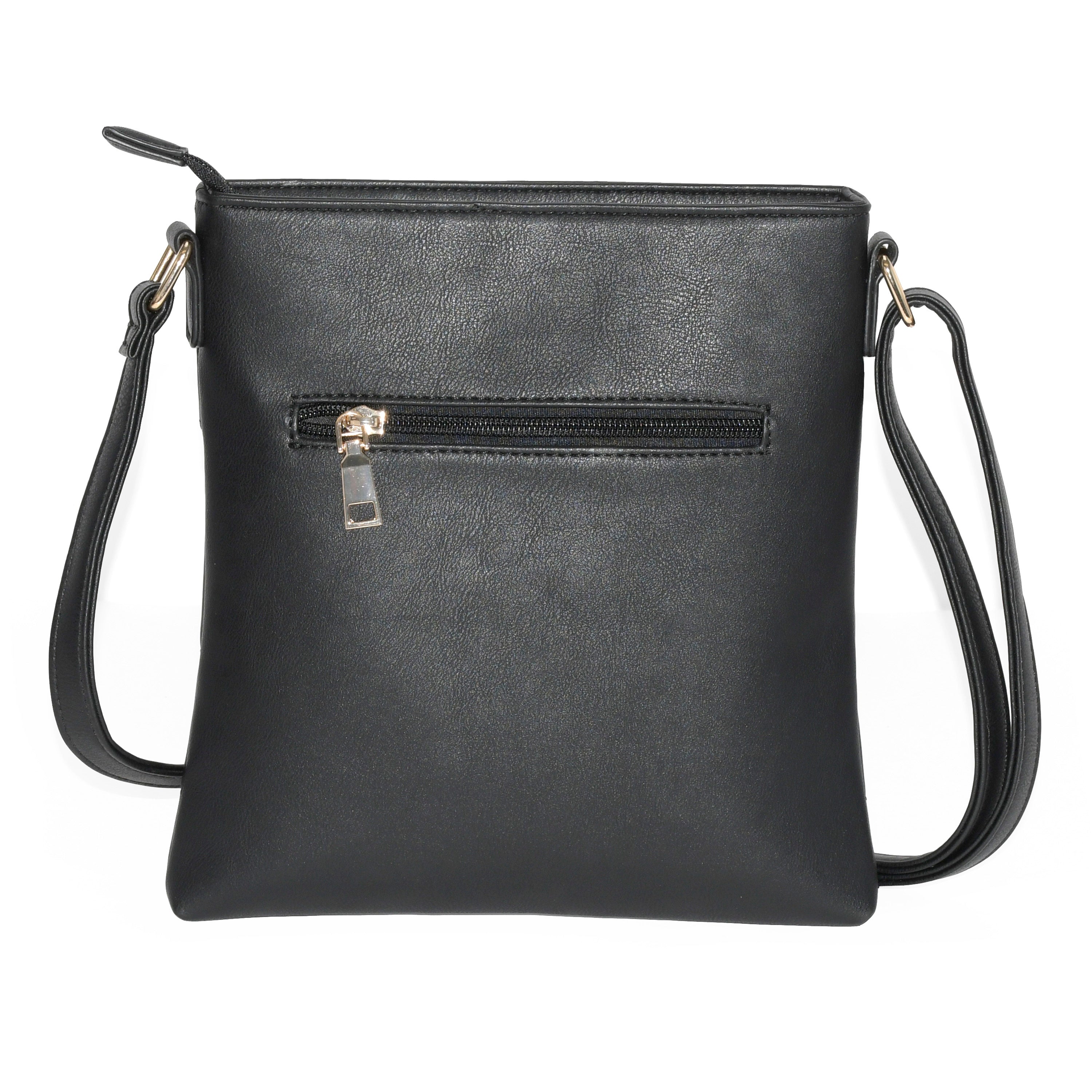 NICCI Ladies' Crossbody Bag featuring a stylish quilt design, durable polyurethane material, and adjustable strap.