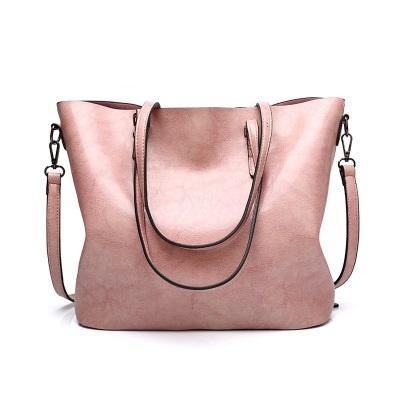 Leisure Fashion Simple Shoulder Bag for Ladies in stylish PU leather, featuring a comfortable shoulder strap and elegant alloy accents.