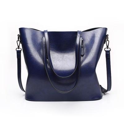 Leisure Fashion Simple Shoulder Bag for Ladies in stylish PU leather, featuring a comfortable shoulder strap and elegant alloy accents.