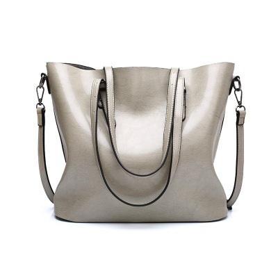 Leisure Fashion Simple Shoulder Bag for Ladies in stylish PU leather, featuring a comfortable shoulder strap and elegant alloy accents.