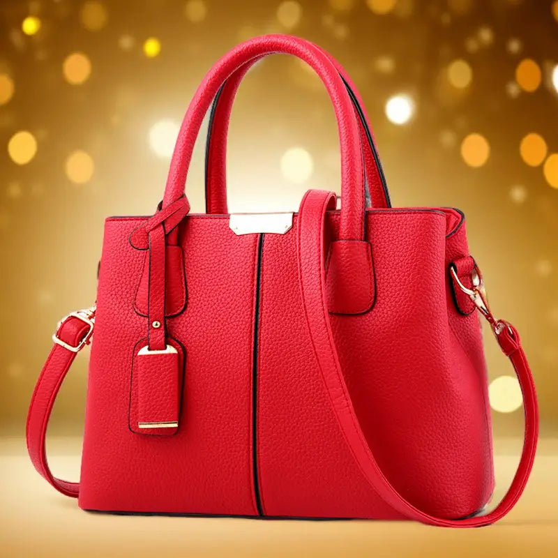 Stylish Leather Handbag Diagonal showcasing high-quality leather, classic design, and adjustable strap, perfect for modern women.