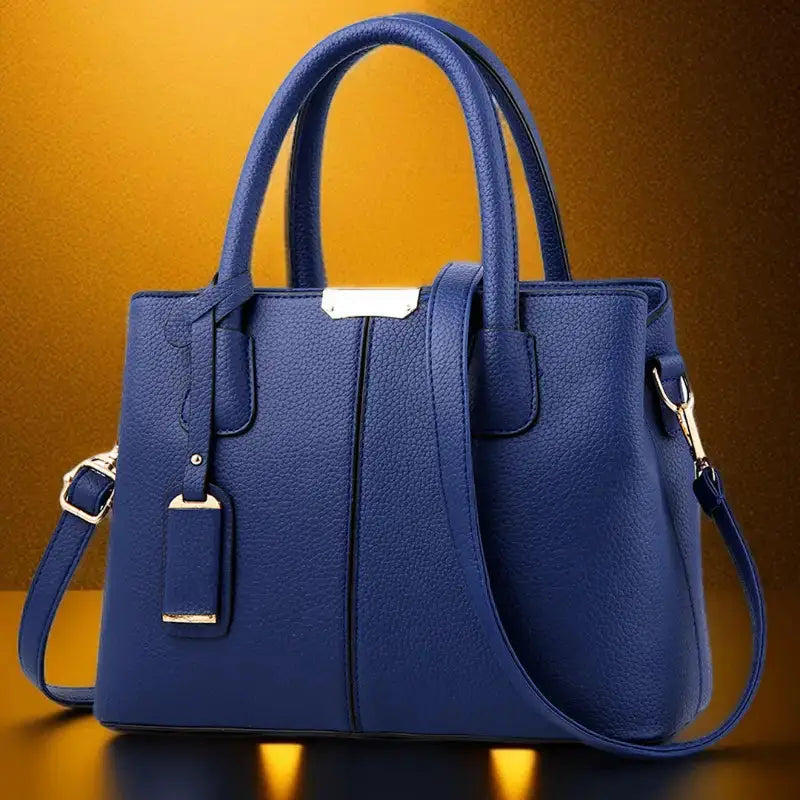 Stylish Leather Handbag Diagonal showcasing high-quality leather, classic design, and adjustable strap, perfect for modern women.