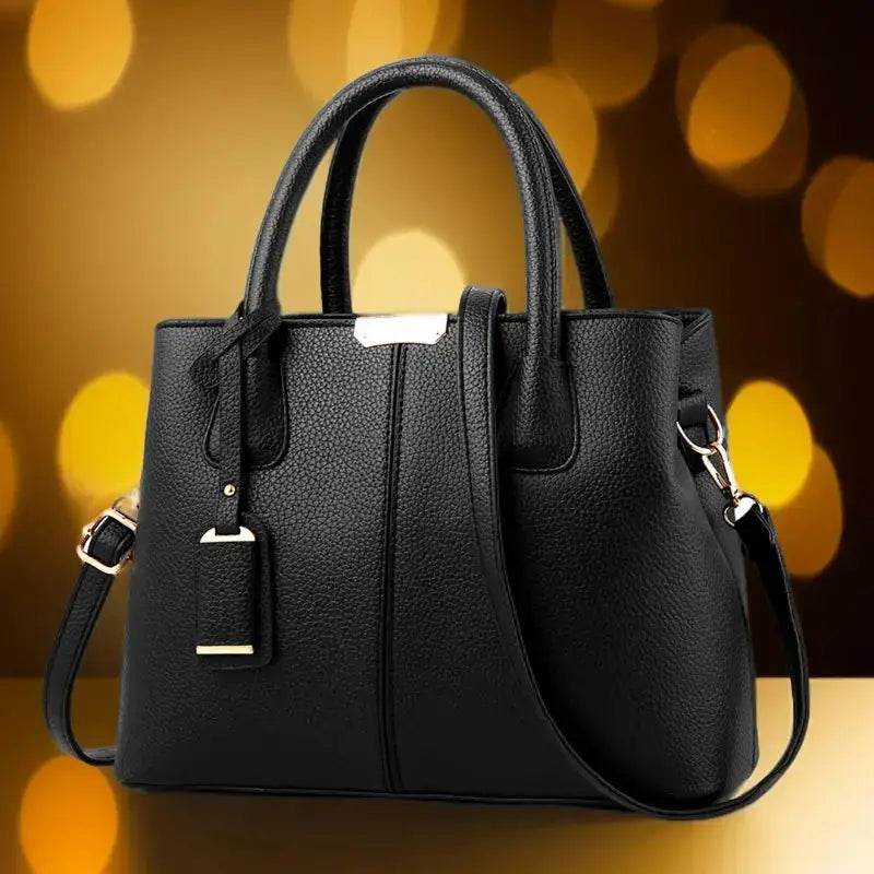 Stylish Leather Handbag Diagonal showcasing high-quality leather, classic design, and adjustable strap, perfect for modern women.