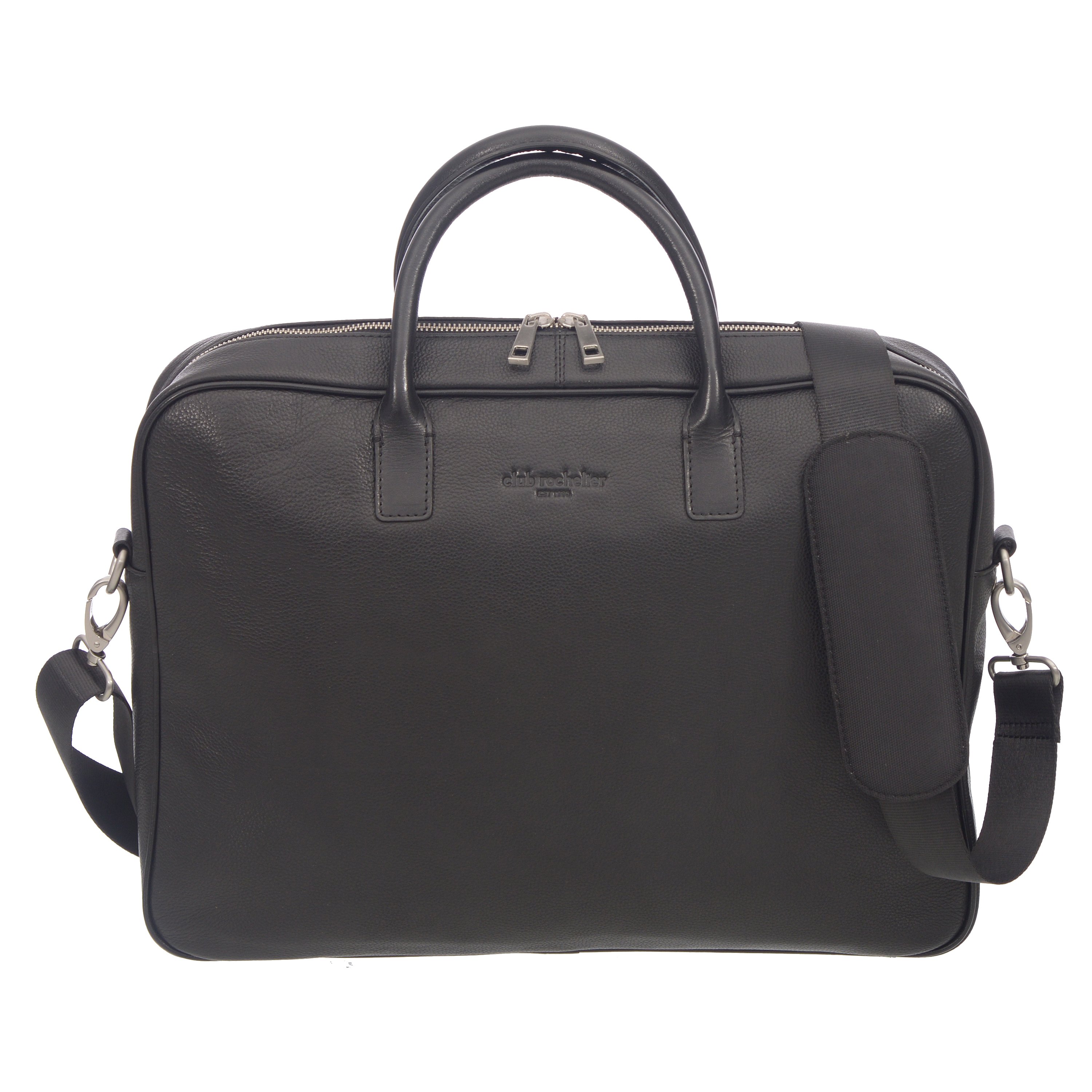 Main Top Handle Messenger Leather Briefcase image