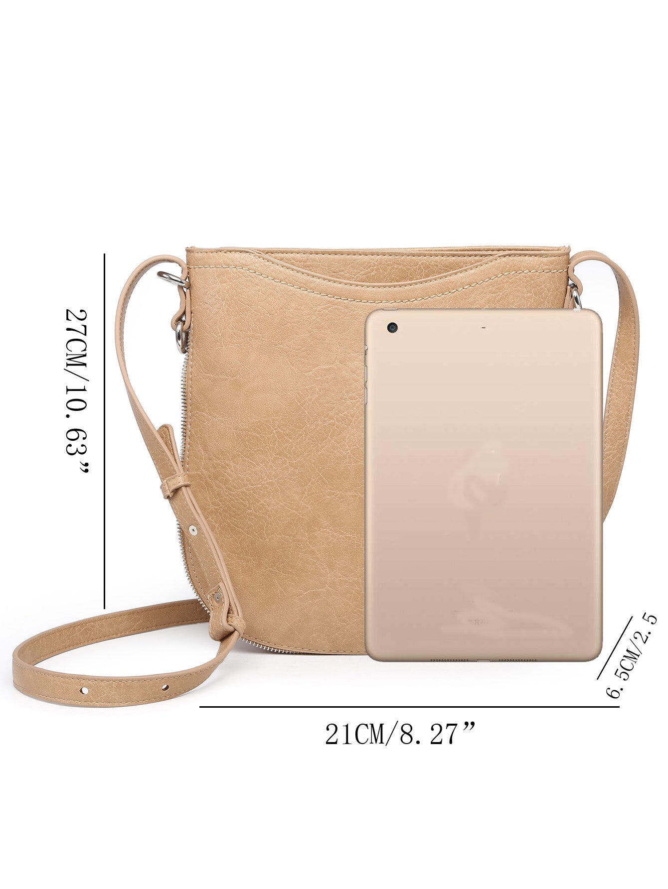 A stylish women small crossbody bag featuring two invisible compartments, perfect for daily use.