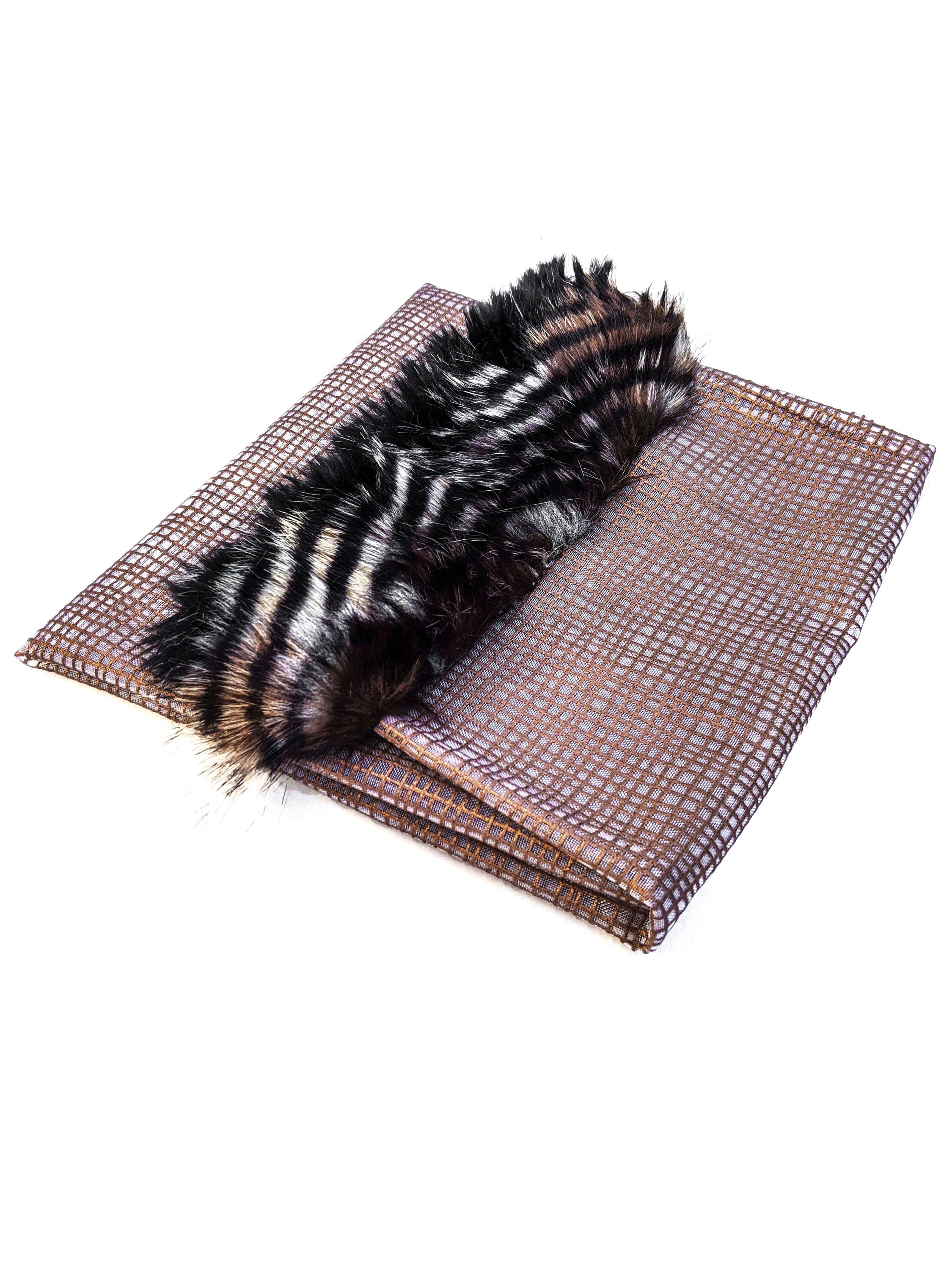 Zebra Jasper decorative piece featuring a unique zebra patterned design made from durable fiber type material, dimensions 27 cm x 25 cm.