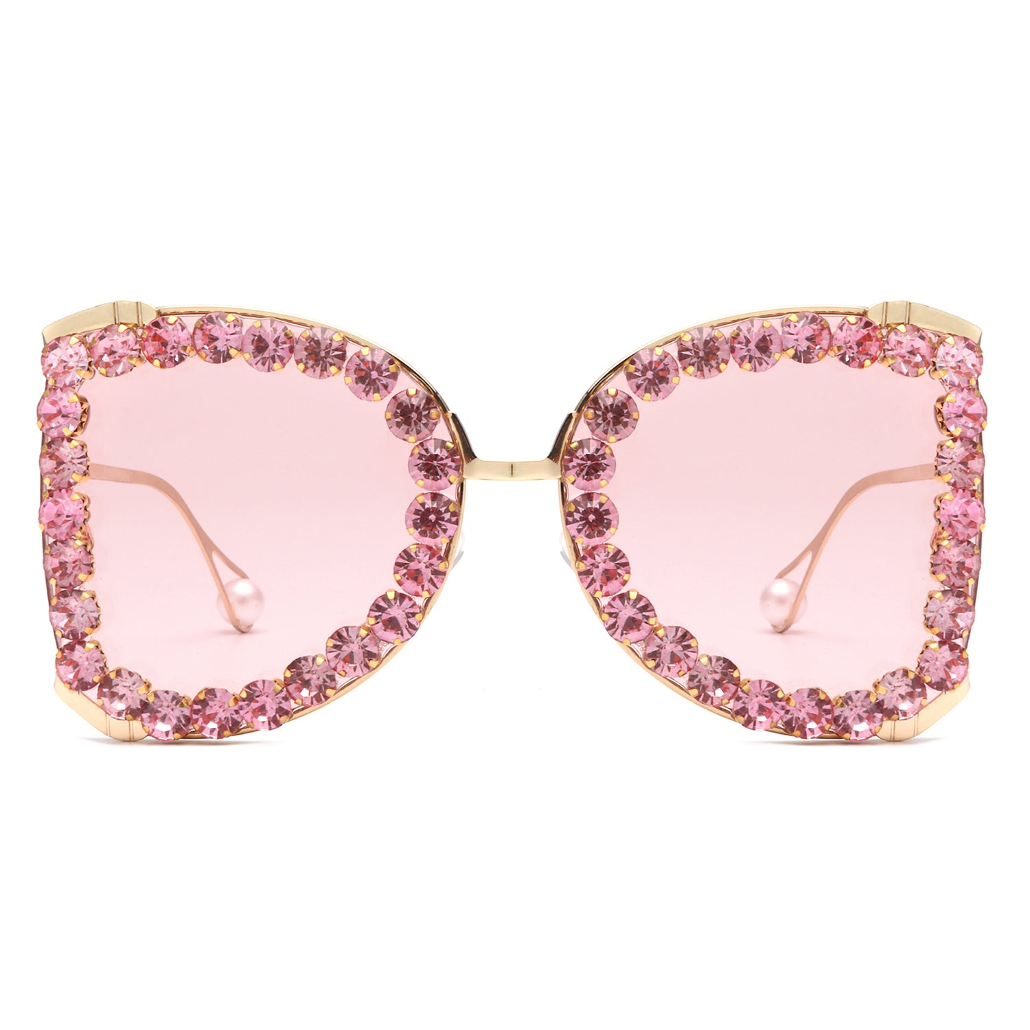 Apex Luxury Oversized Rhinestone Butterfly Women's Sunglasses featuring a glamorous butterfly design with sparkling rhinestones and lightweight plastic frames.