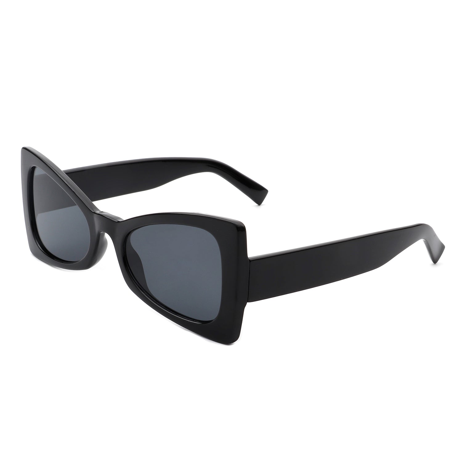 Bellavia Triangle Retro Cat Eye Sunglasses with tinted lenses and stylish design.