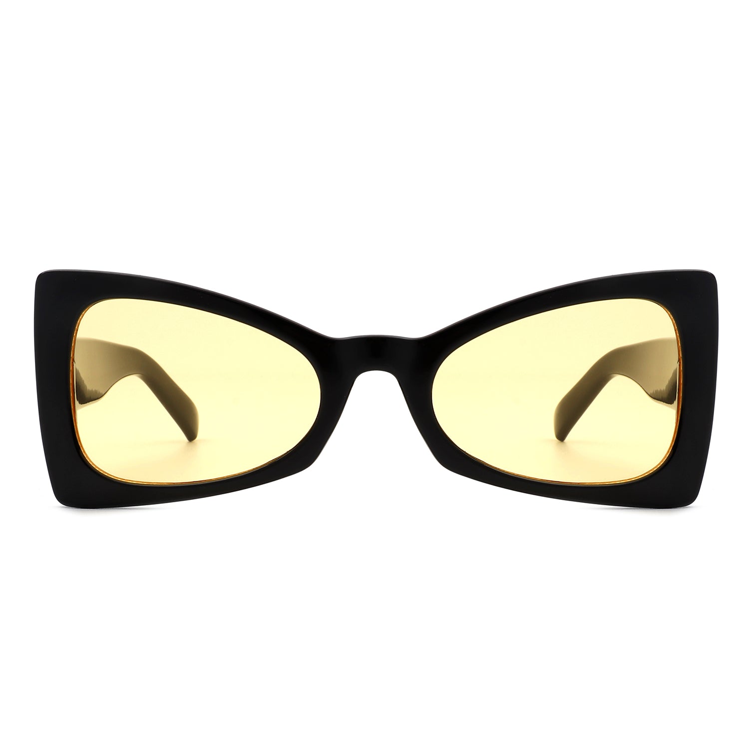 Bellavia Triangle Retro Cat Eye Sunglasses with tinted lenses and stylish design.