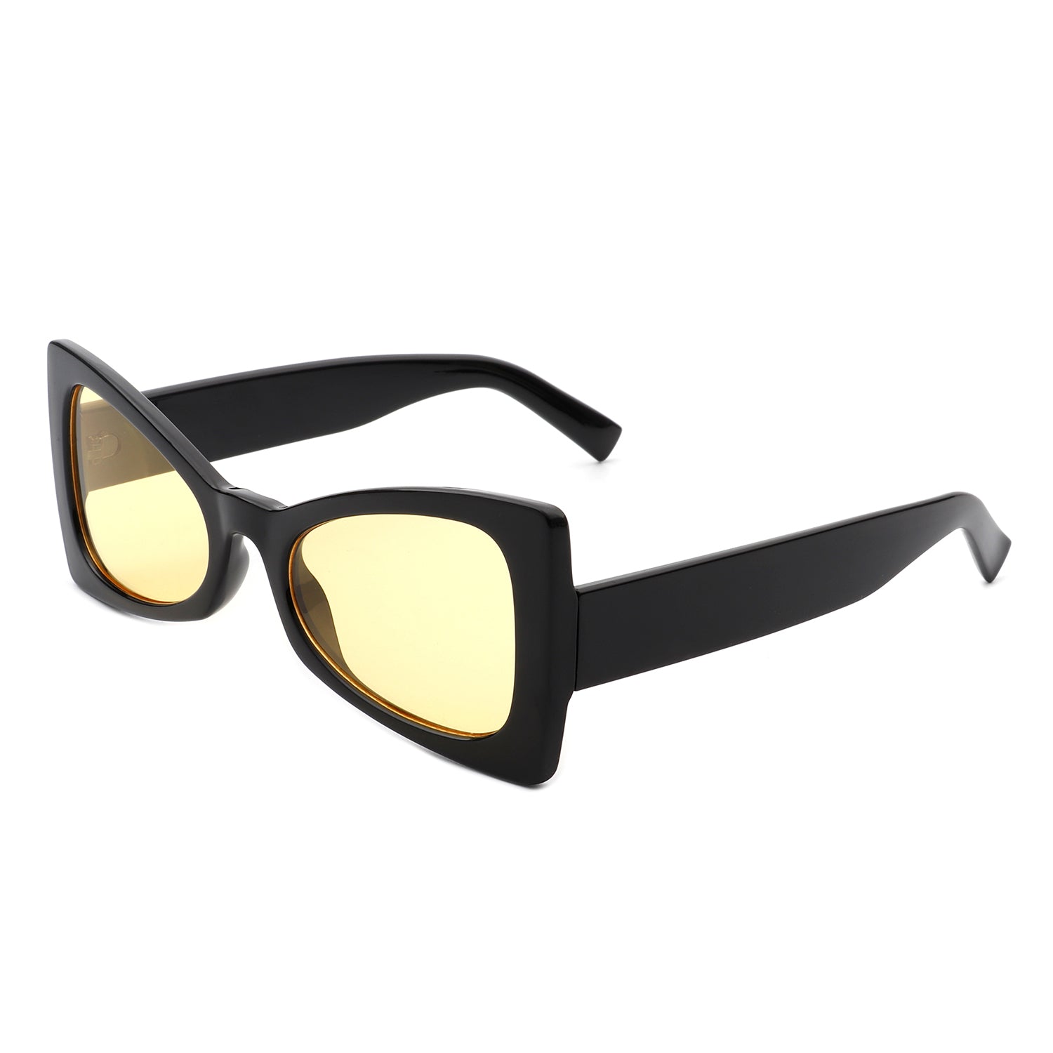 Bellavia Triangle Retro Cat Eye Sunglasses with tinted lenses and stylish design.