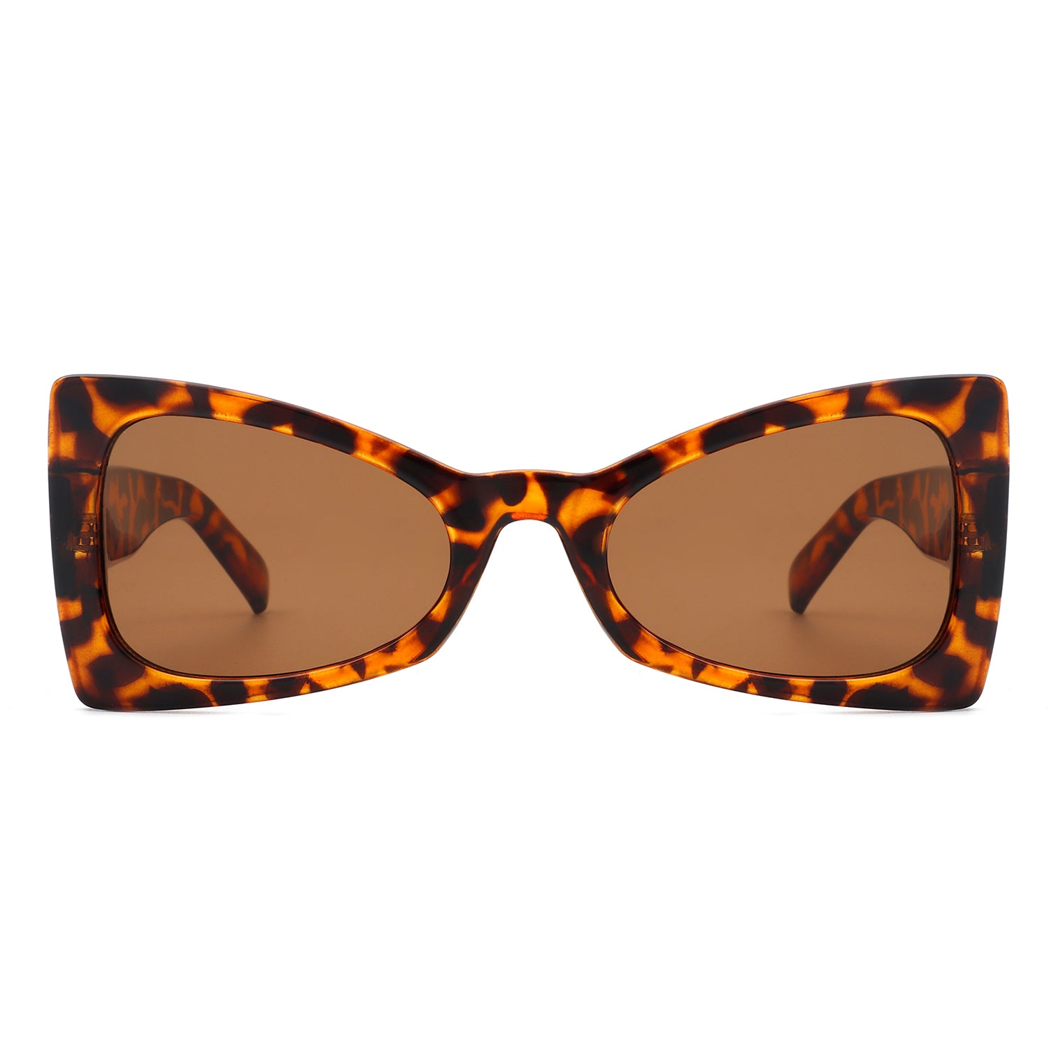 Bellavia Triangle Retro Cat Eye Sunglasses with tinted lenses and stylish design.