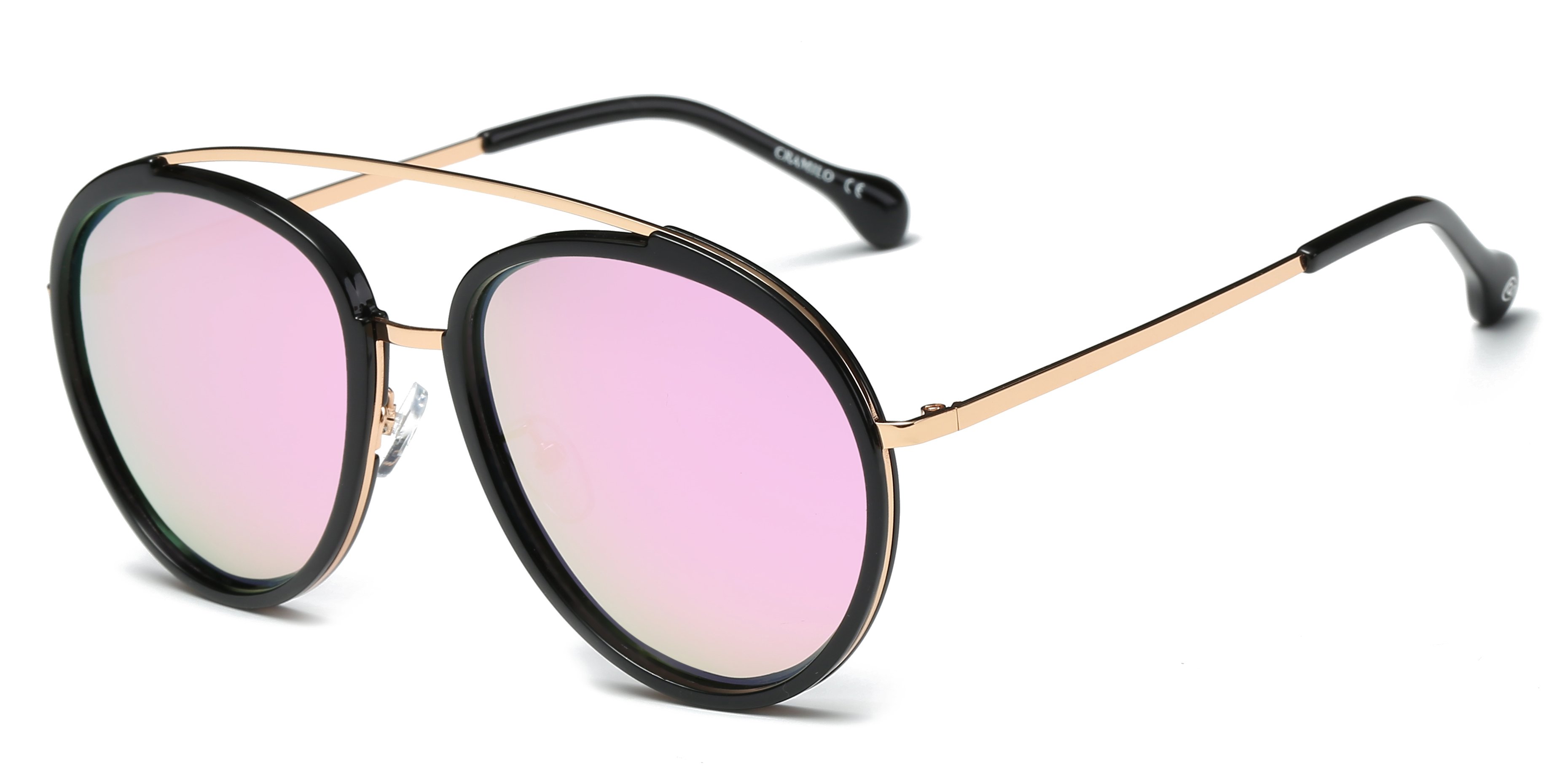 Calvin Unisex Polarized Round Fashion Sunglasses with a stylish round frame and polarized lenses, perfect for sunny days.