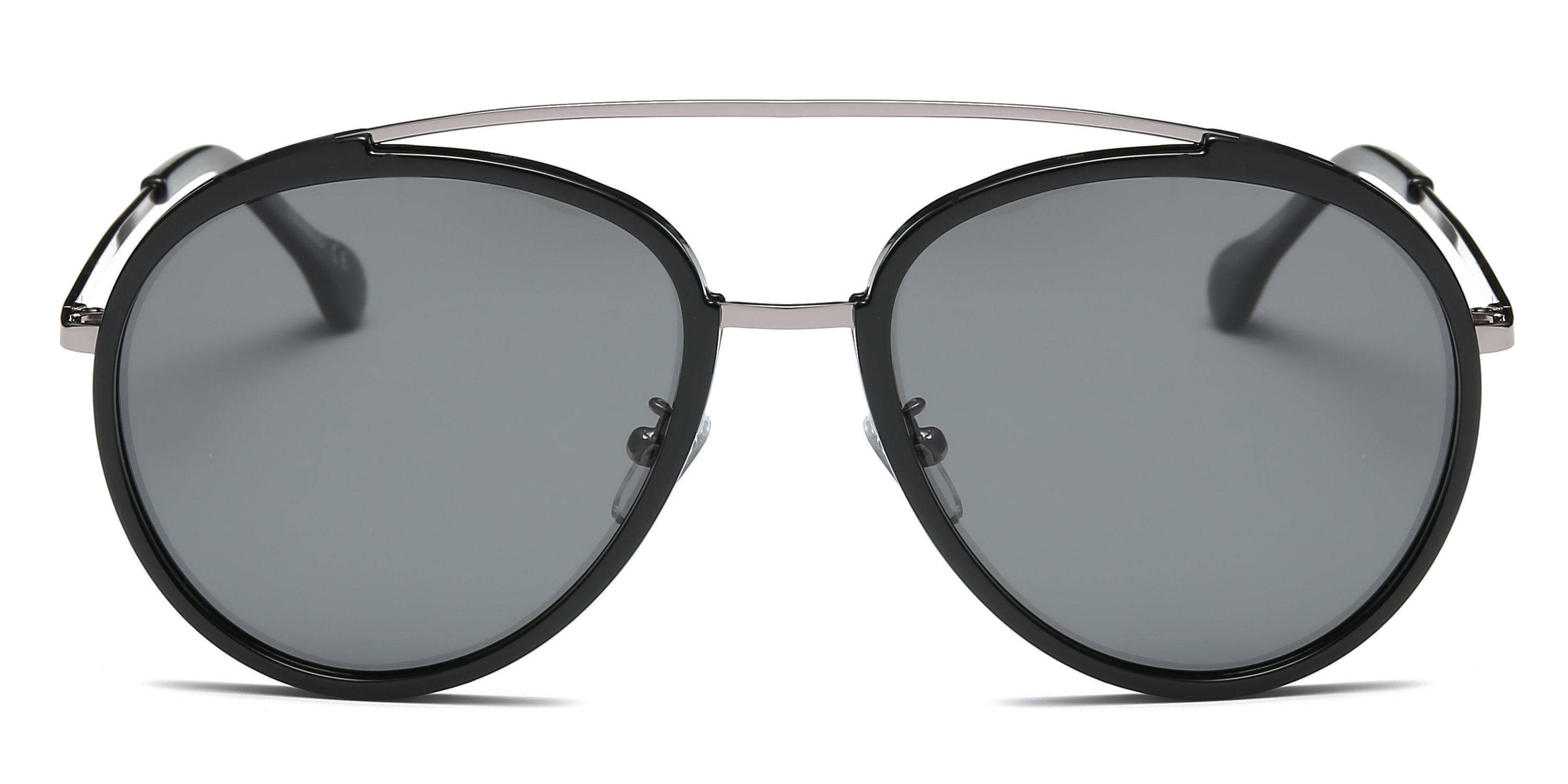 Calvin Unisex Polarized Round Fashion Sunglasses with a stylish round frame and polarized lenses, perfect for sunny days.