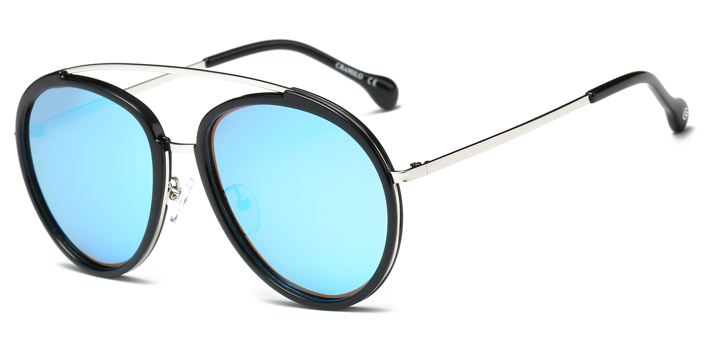 Calvin Unisex Polarized Round Fashion Sunglasses with a stylish round frame and polarized lenses, perfect for sunny days.