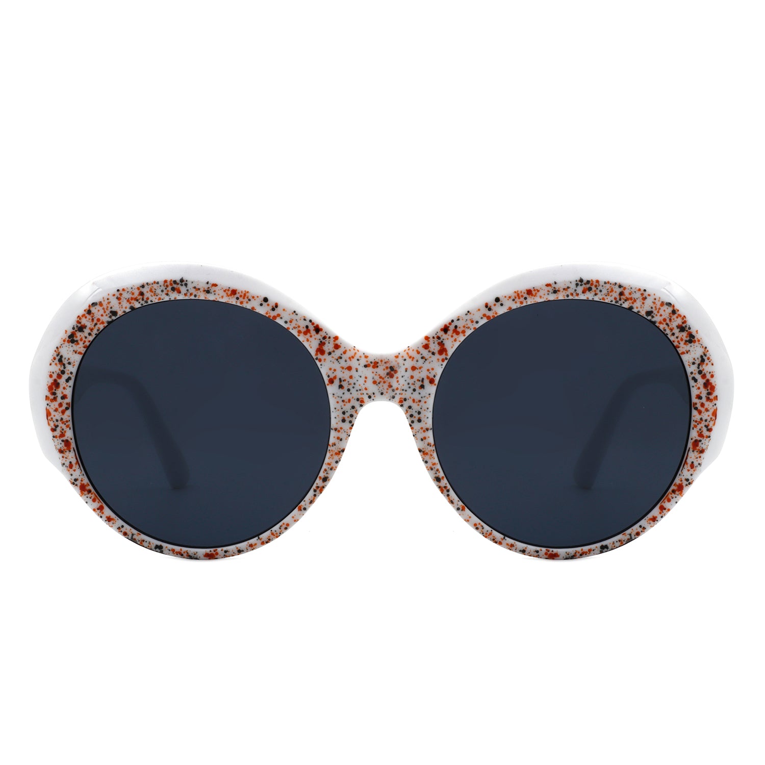 Cielarna Women Round Oversize Circle Chunky Fashion Sunglasses with a stylish chunky frame and large round lenses, perfect for sun protection.