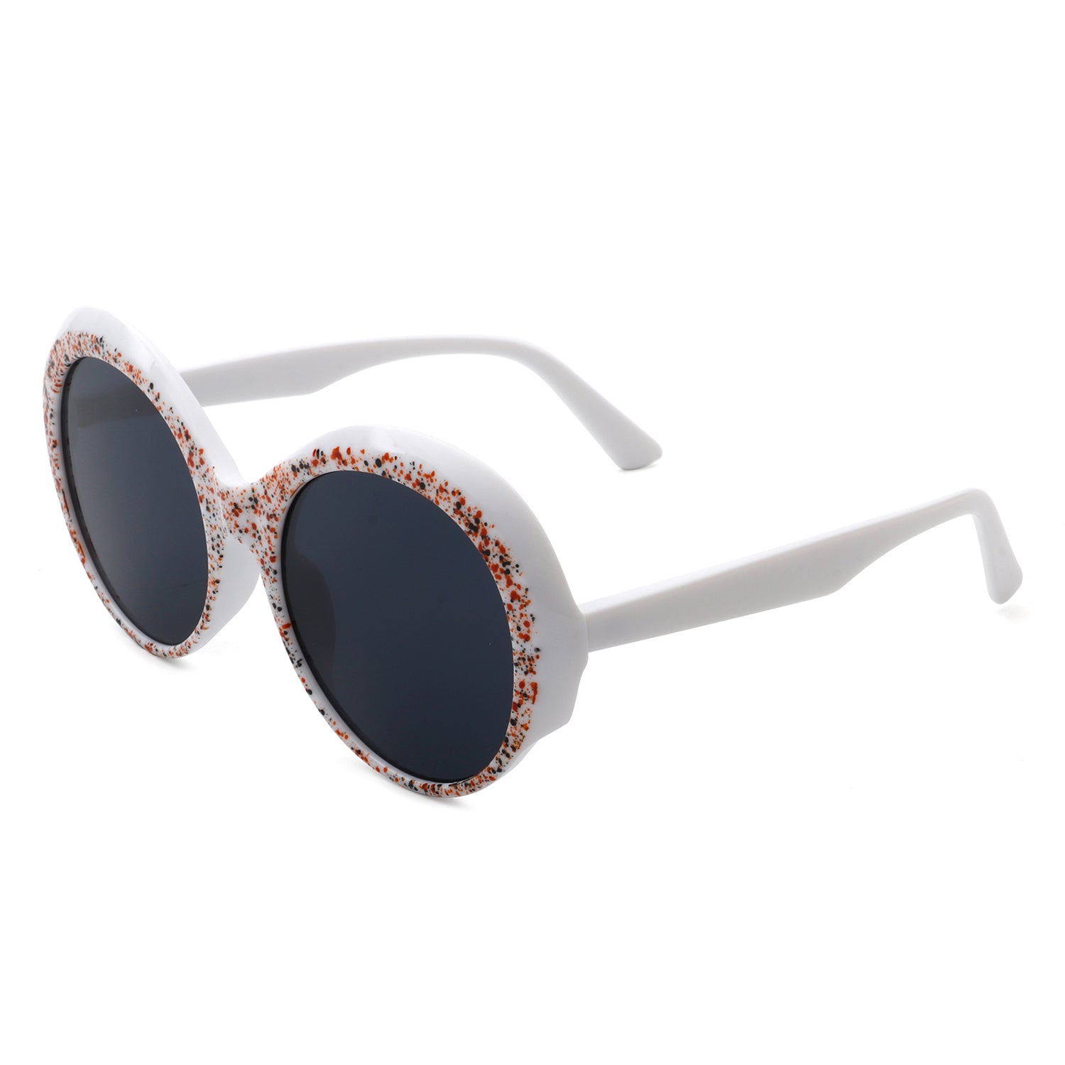 Cielarna Women Round Oversize Circle Chunky Fashion Sunglasses with a stylish chunky frame and large round lenses, perfect for sun protection.