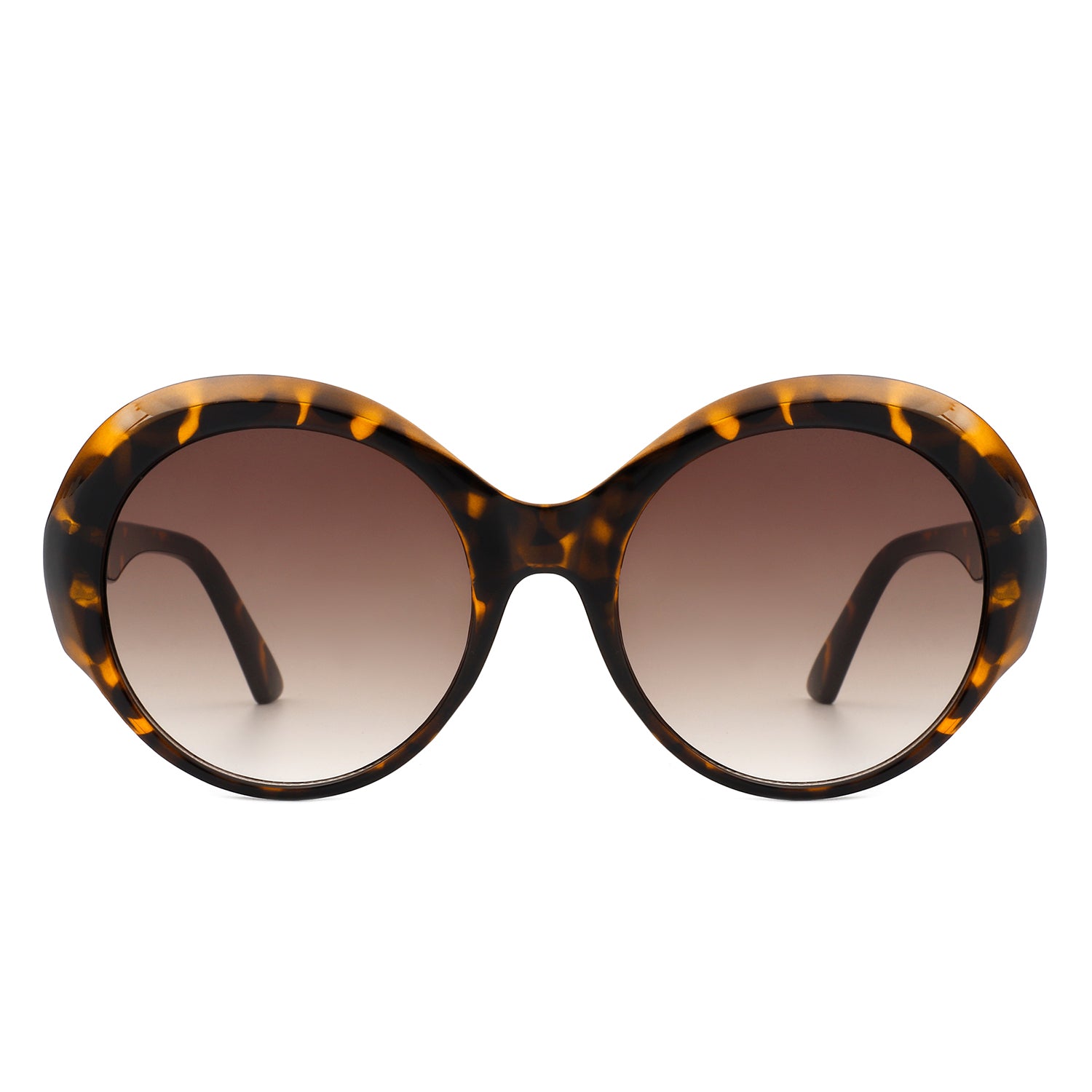 Cielarna Women Round Oversize Circle Chunky Fashion Sunglasses with a stylish chunky frame and large round lenses, perfect for sun protection.