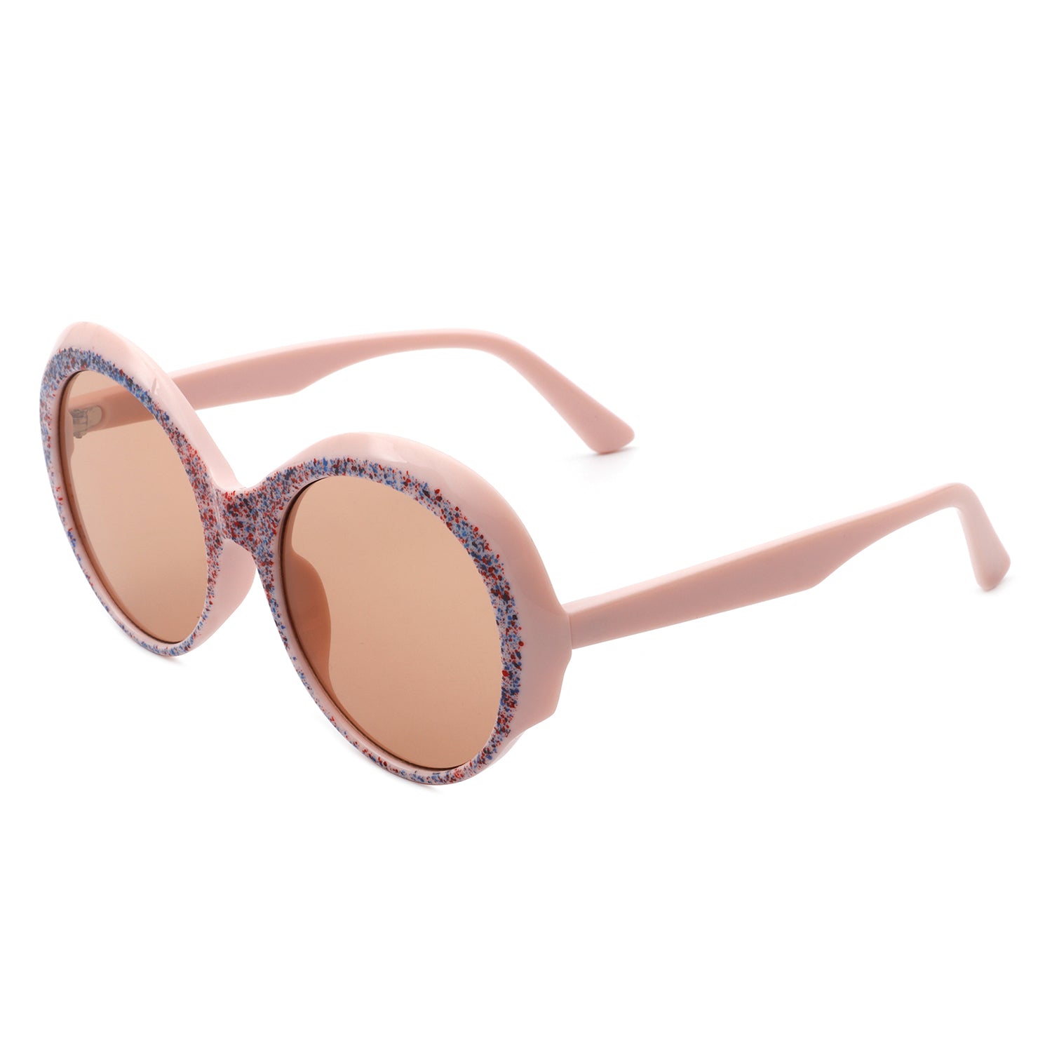 Cielarna Women Round Oversize Circle Chunky Fashion Sunglasses with a stylish chunky frame and large round lenses, perfect for sun protection.