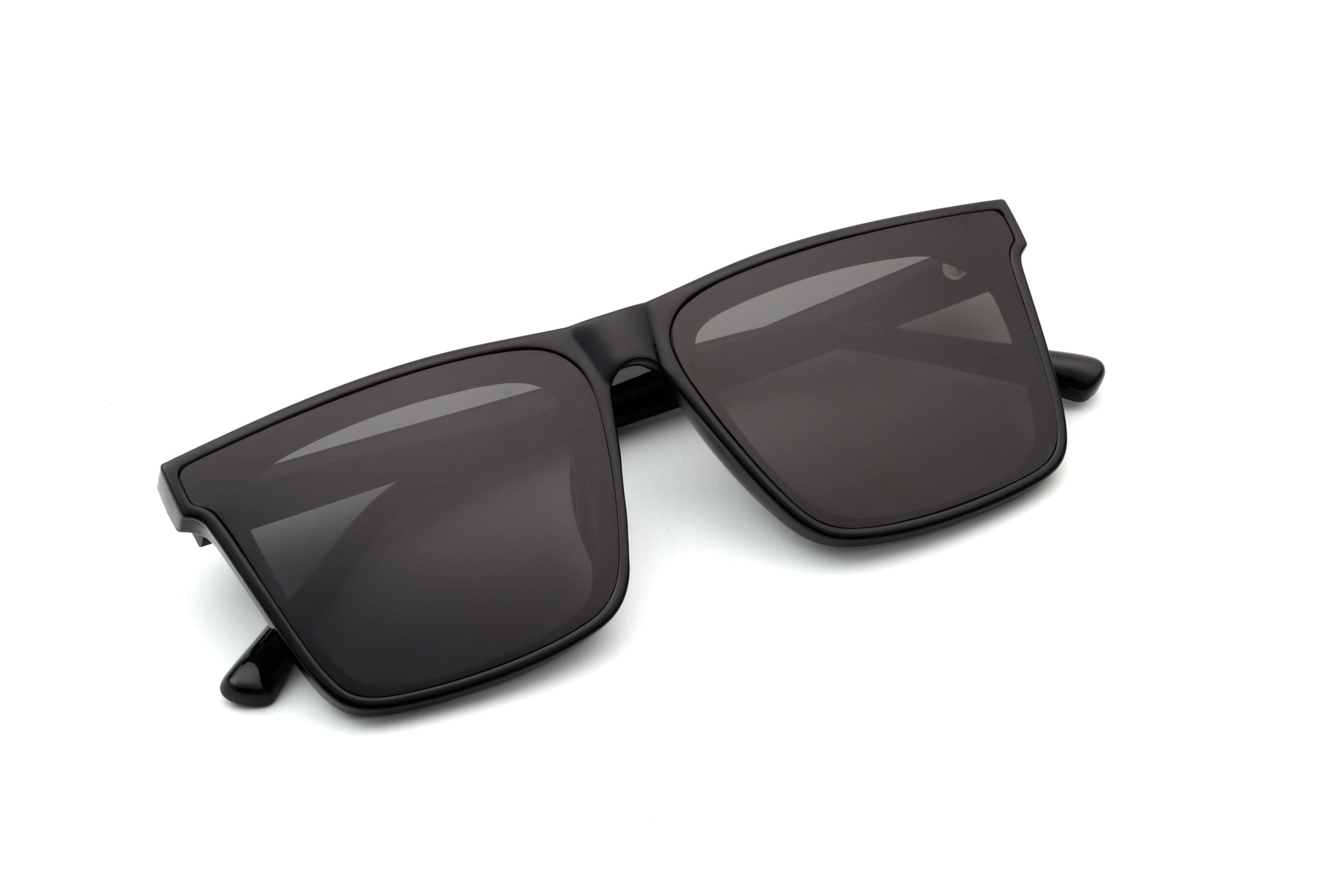 Classic Square Flat Top Retro Fashion Sunglasses with a stylish design, offering UV protection and a comfortable fit.