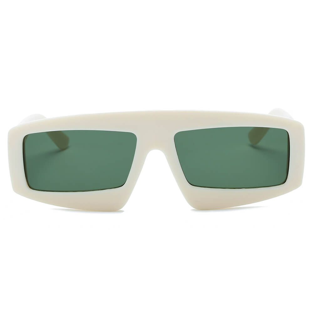 COHOES Women Bold Retro Vintage Rectangular Sunglasses in stylish design, perfect for bold women.