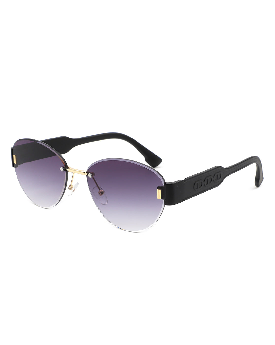 Dastriana Round Chic Tinted Oval Frame Women's Sunglasses featuring a stylish round oval design with tinted lenses.