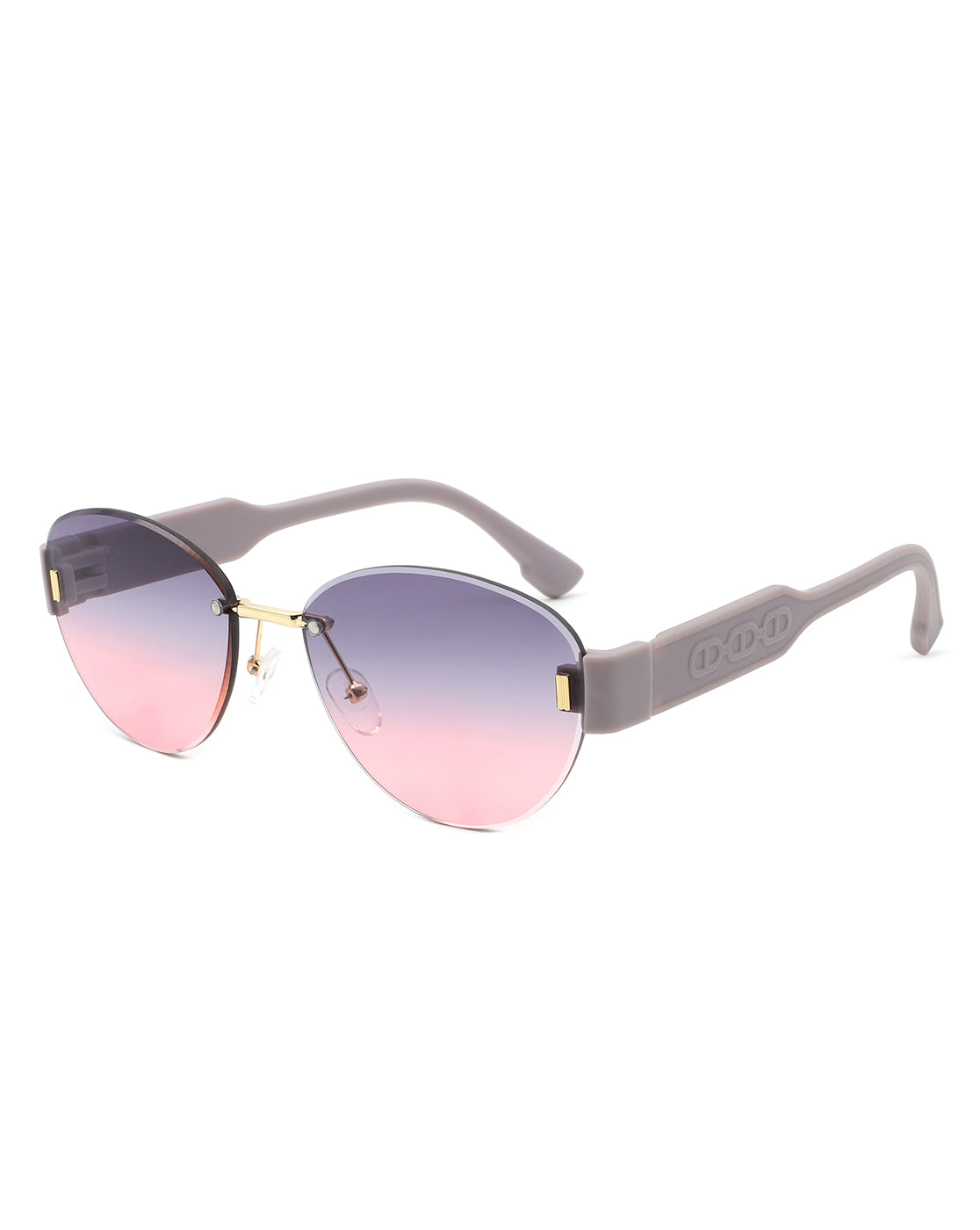 Dastriana Round Chic Tinted Oval Frame Women's Sunglasses featuring a stylish round oval design with tinted lenses.