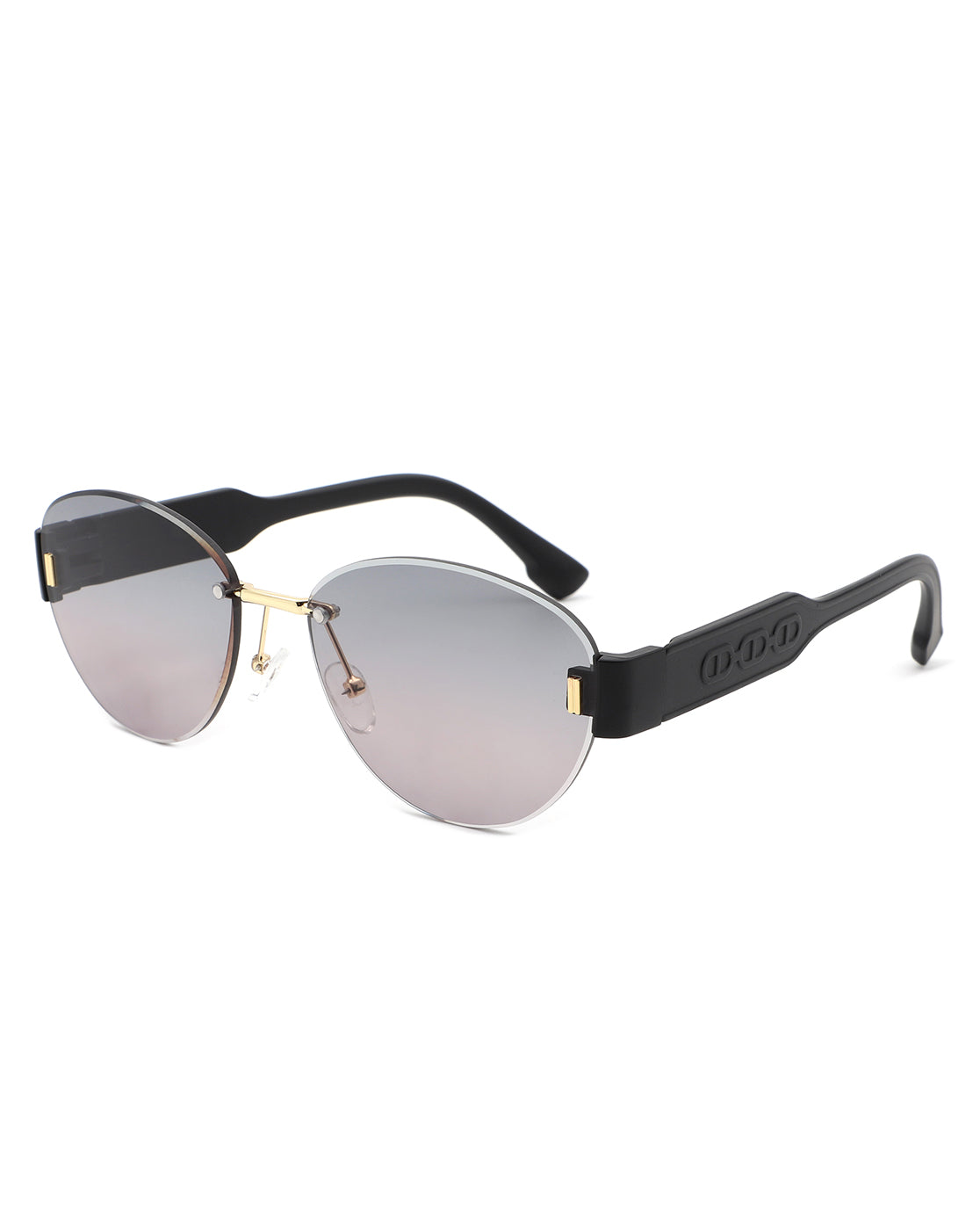 Dastriana Round Chic Tinted Oval Frame Women's Sunglasses featuring a stylish round oval design with tinted lenses.