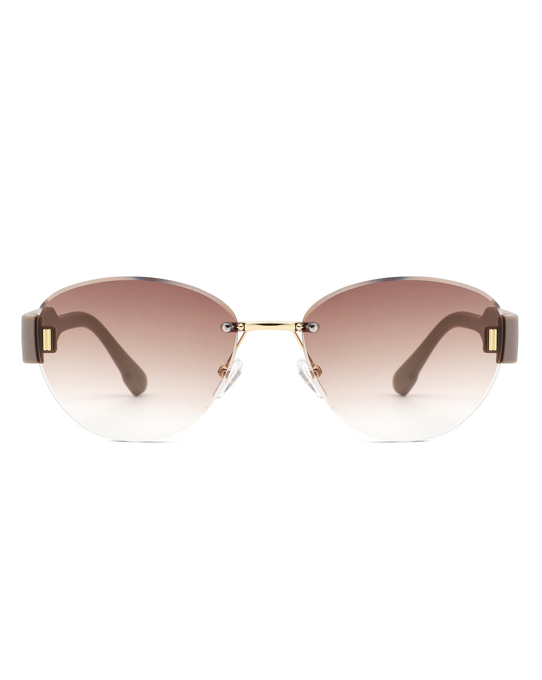 Dastriana Round Chic Tinted Oval Frame Women's Sunglasses featuring a stylish round oval design with tinted lenses.