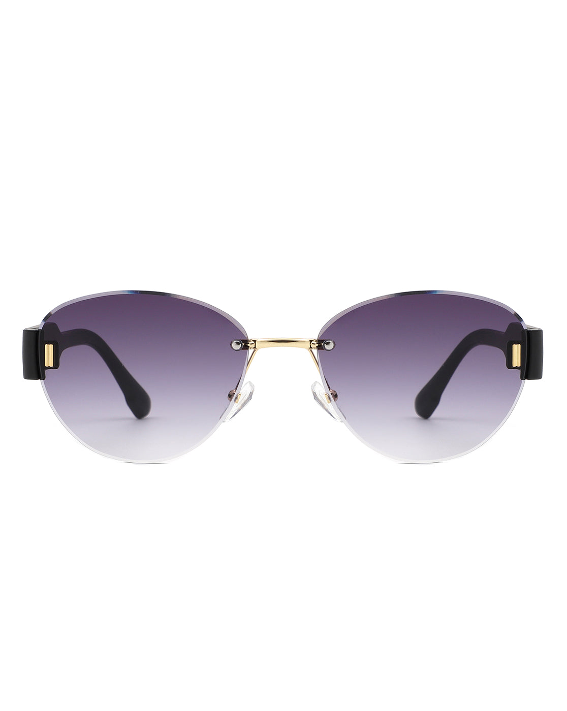 Dastriana Round Chic Tinted Oval Frame Women's Sunglasses featuring a stylish round oval design with tinted lenses.