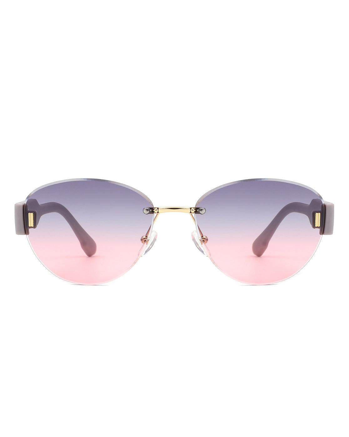 Dastriana Round Chic Tinted Oval Frame Women's Sunglasses featuring a stylish round oval design with tinted lenses.