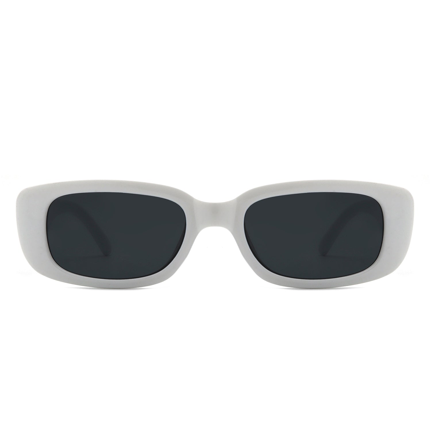 Diamondy Retro Rectangle Narrow Fashion Square Sunglasses with a stylish design, featuring a plastic frame and PC lenses, perfect for UV protection.