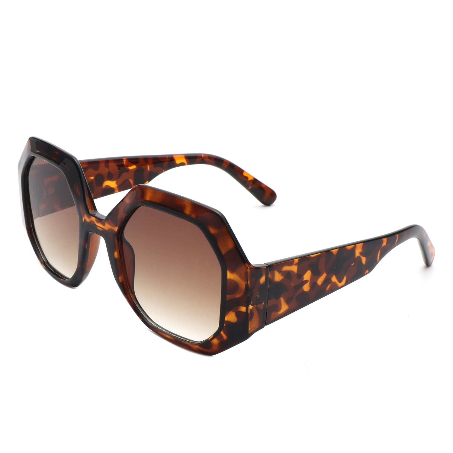 Diamorex Retro Polygon Round Fashion Women Sunglasses with a stylish design, featuring a plastic frame and PC lenses, perfect for sun protection.